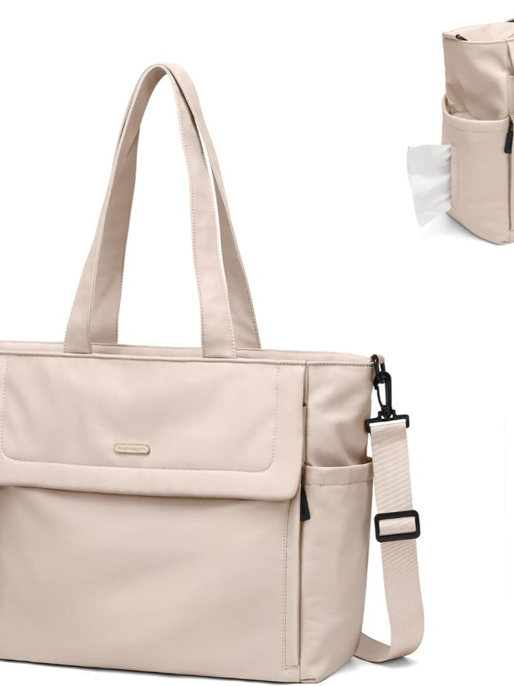 14L Puffer Diaper Bag Tote, Large Capacity Travel Diaper bags, Crossbody Hospita